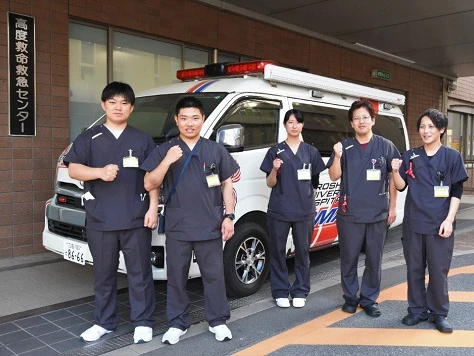 広島大学病院の病院救急救命士(ホスピタルEMS)のみなさん
